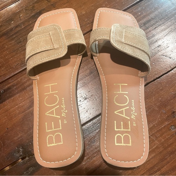 Beach by Matisse Women’s Baja One-Band Buckle Suede/Leather Sandals EUC Size 9M - Picture 4 of 10